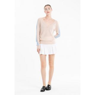 Studio Cashmere8  Maglione con collo a V e banda sulle maniche - 100% cashmere RIA 1 