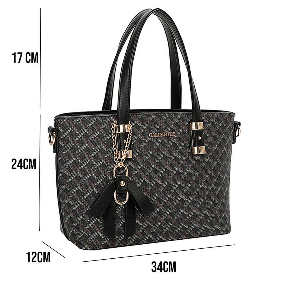 Gallantry Geflochtene Tasche mit Riemen  