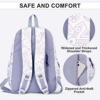 Only-bags.store Sac à dos scolaire, sac à dos de voyage Causal School Bags Laptop Backpack Lightweight Backpack Water Repellent  