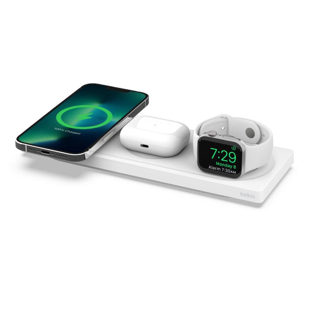 belkin  BOOST↑CHARGE PRO Cuffie, Smartphone, Orologio intelligente Bianco Carica wireless Ricarica rapida Interno 