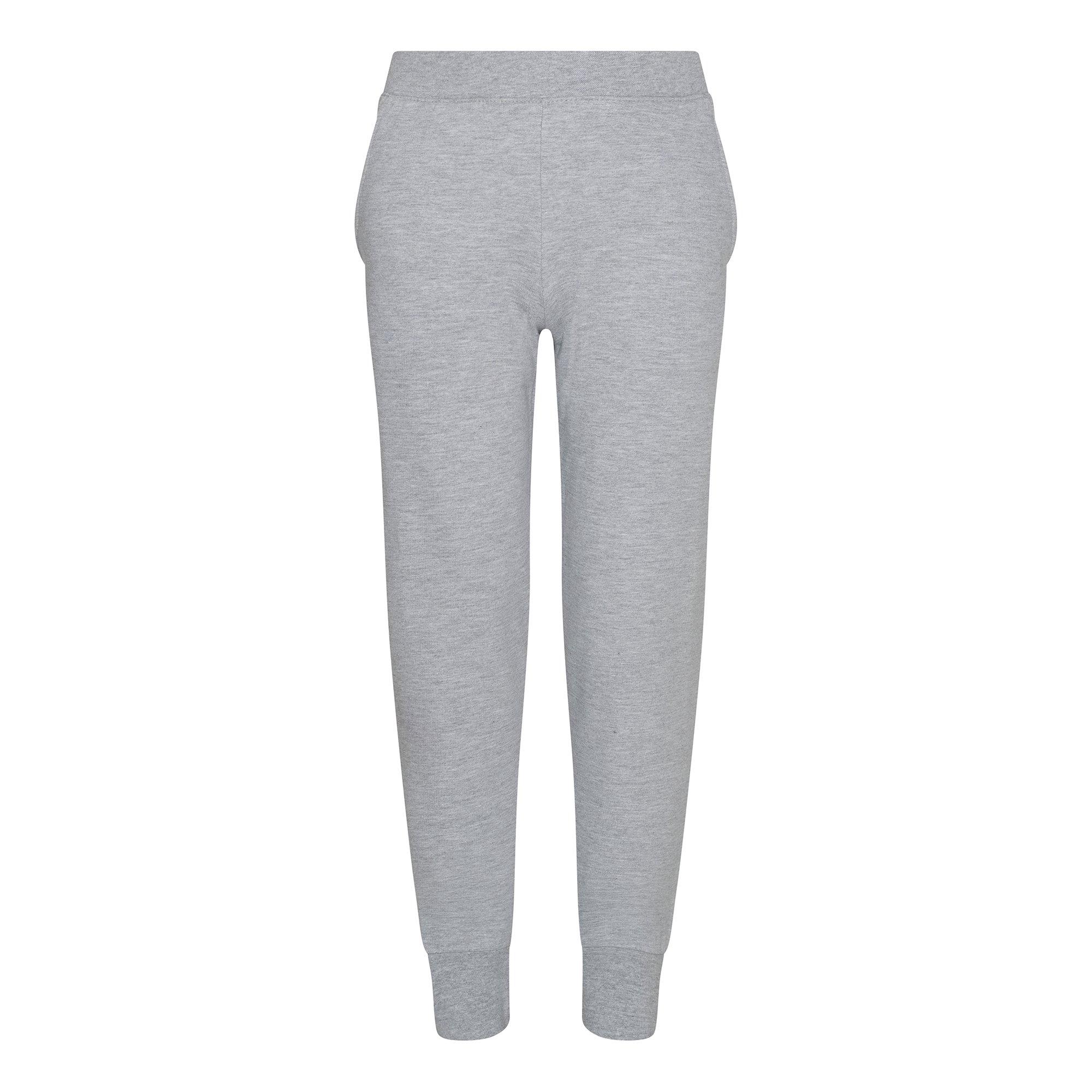 Image of Just Hoods Konische Jogginghose Unisex Grau 5-6A