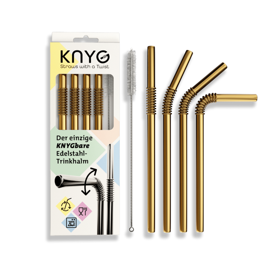 Pailles flexibles en acier inoxydable