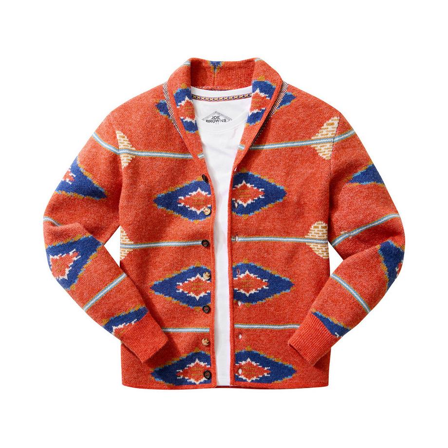 Joe Browns Gilet à col châle motif aztèque  