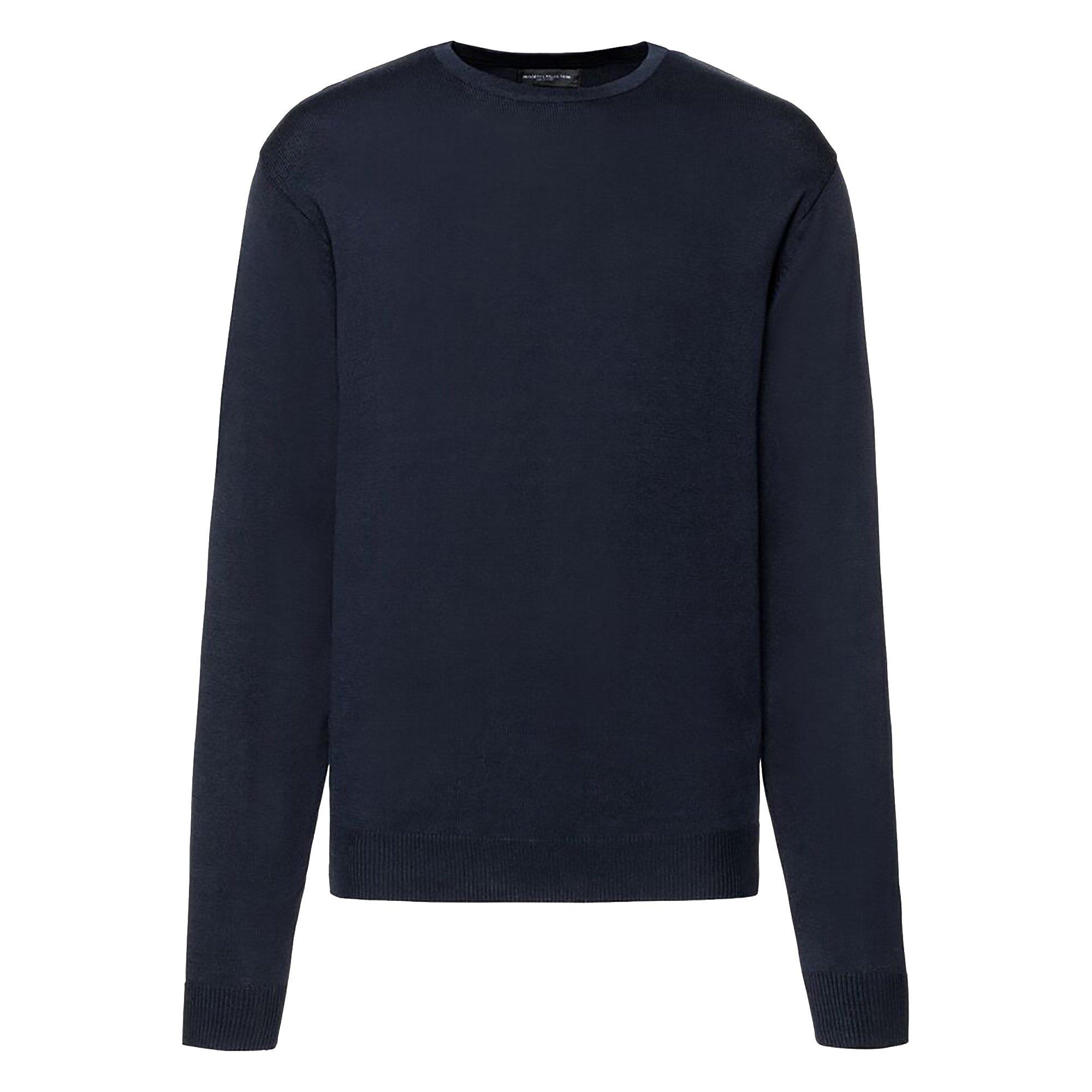 Image of Collection Strickpullover Mit Rundhalsausschnitt Herren Marine XXS