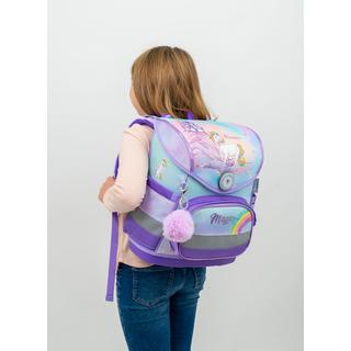 Belmil  COMPACT Schulrucksack-Set Rainbow Unicorn Magic 