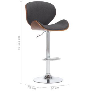 VidaXL Chaise de bar tissu  