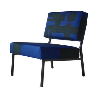 Tikamoon Fauteuil français bleu Barbican  