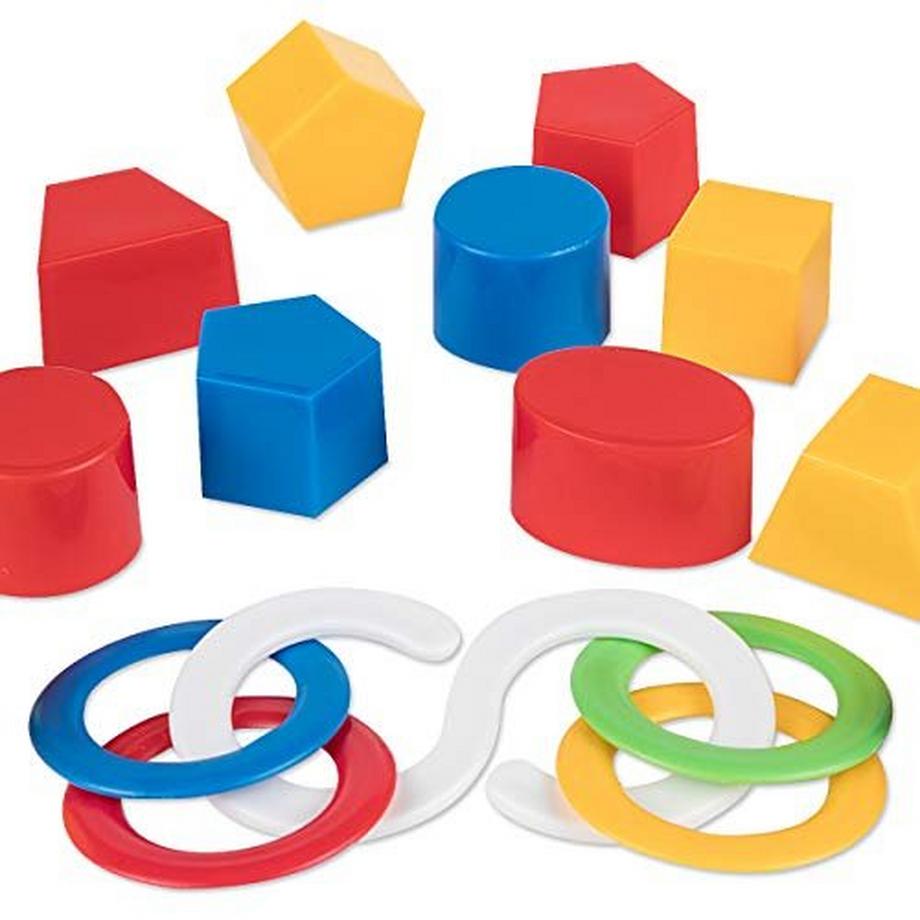 Activity-board  Shape Sorter Steckwürfel | Steckbox Babyspielwürfel mit 18 Sortierblöcken und Spielringen 