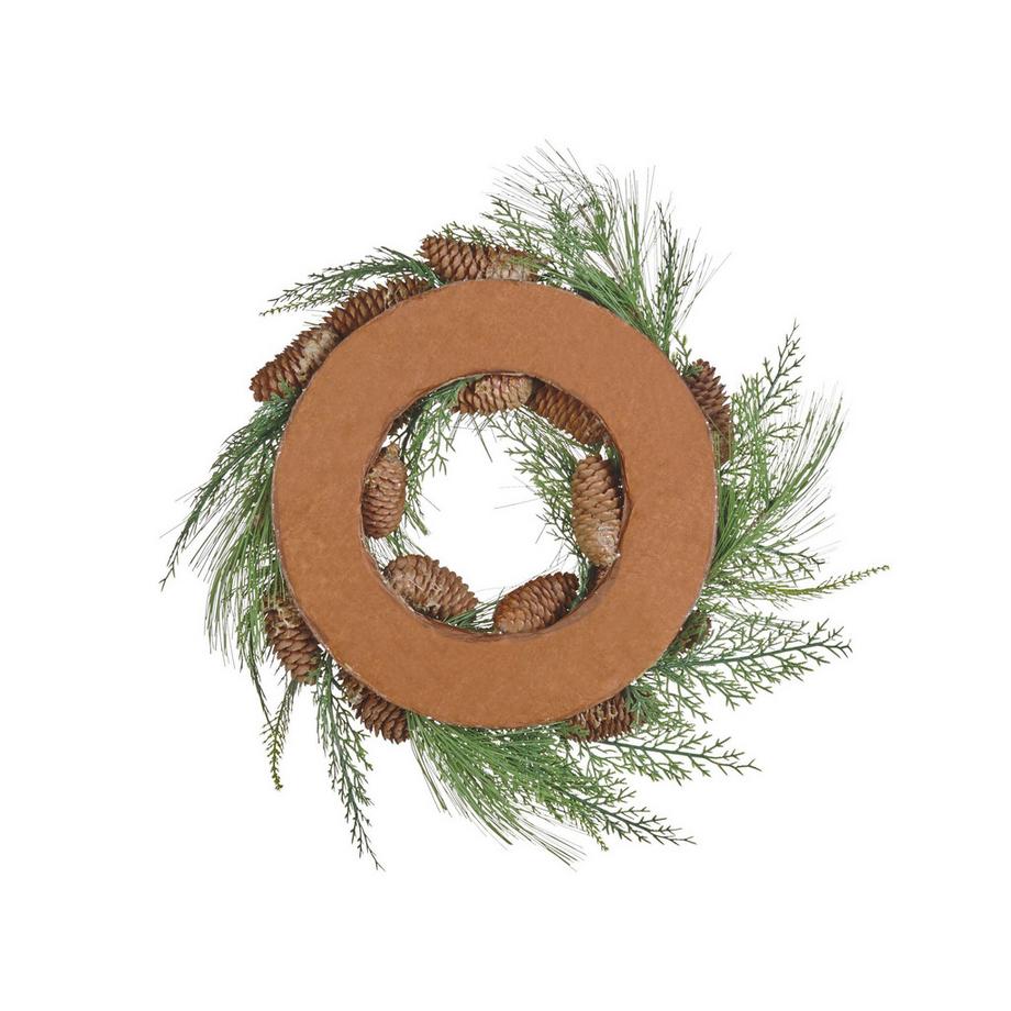 Beliani Weihnachtskranz aus Kunststoff Klassisch ASTURIA  