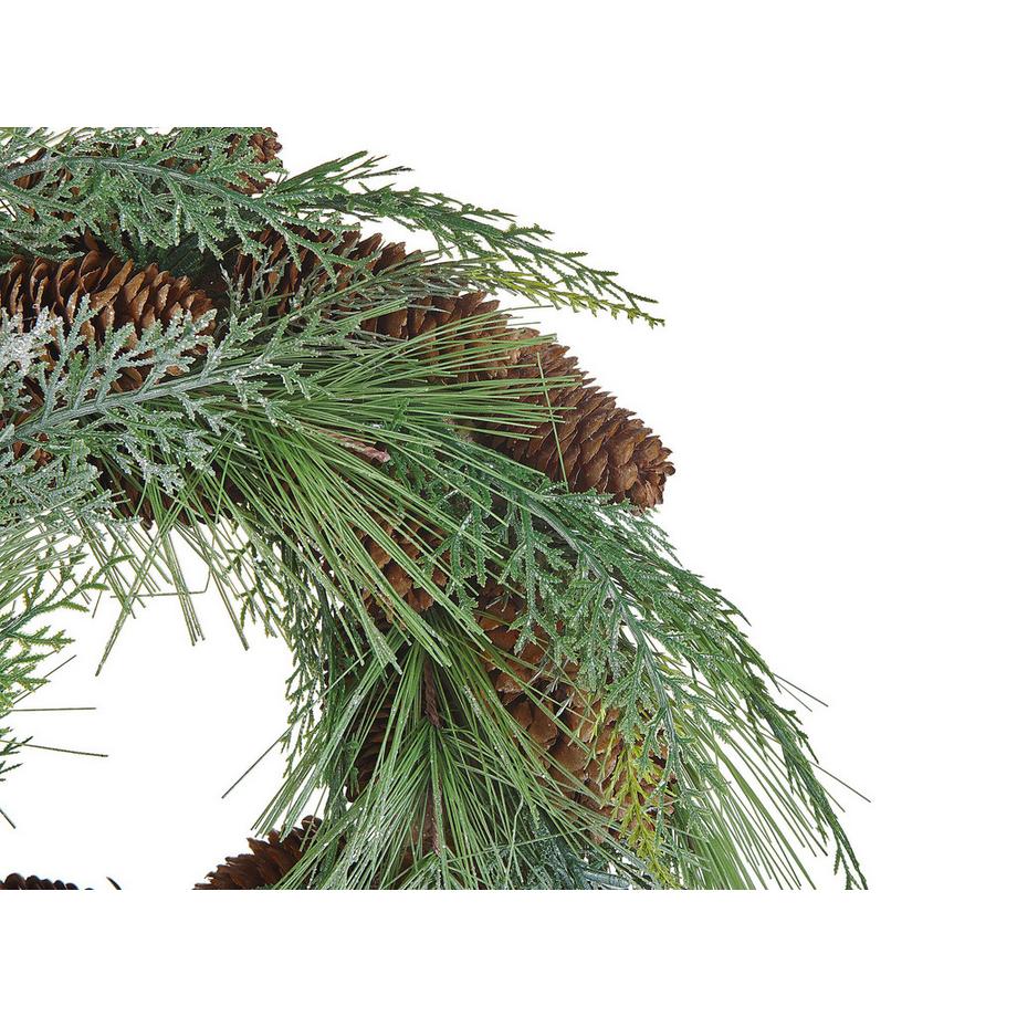 Beliani Weihnachtskranz aus Kunststoff Klassisch ASTURIA  