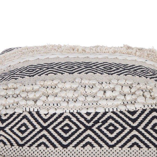 Beliani Pouf en Coton Traditionnel KANAM  