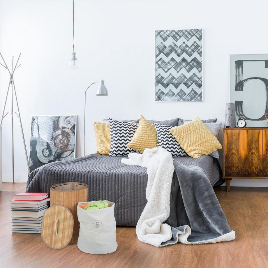 B2X Panier à linge ovale  