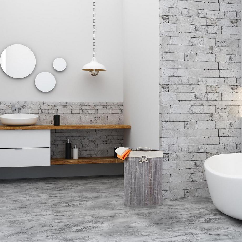 B2X Panier à linge ovale  