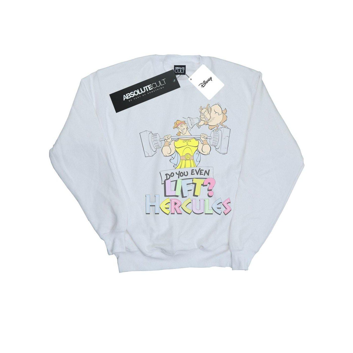 Image of Hercules Do You Even Lift? Sweatshirt Unisex Weiss 152-158