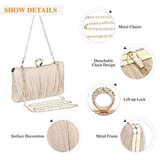 Only-bags.store Kupplung Pailletten Handtasche Strass Abendtasche mit Kette Glänzende Brauttasche Elegante Brieftasche Tasche Kupplung Pailletten Handtasche Strass Abendtasche mit Kette Glänzende Brauttasche Elegante Brieftasche Tasche 