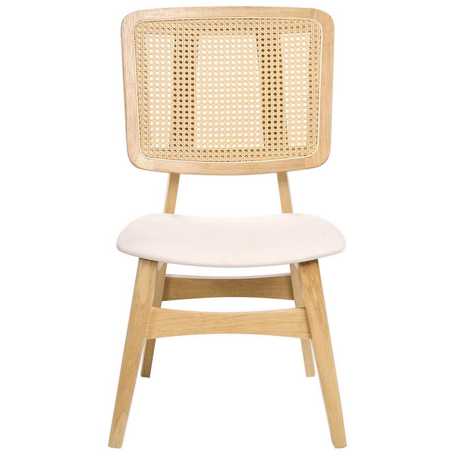 Beliani Set di 2 sedie da pranzo en Legno di caucciù Retrò ALCOVA  