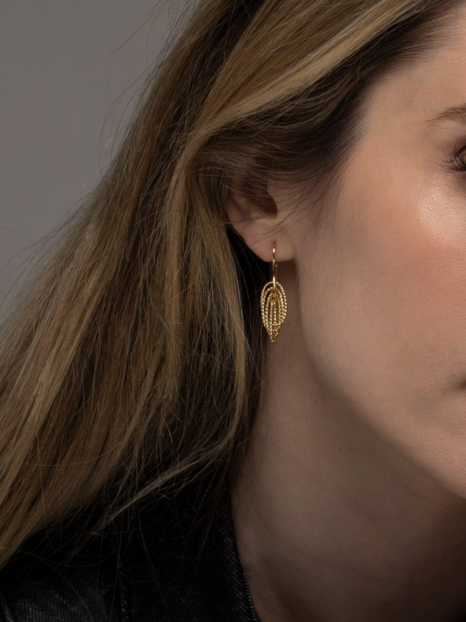 PHANTASYA  Palazzo Ohrring 1886 Vergoldet 