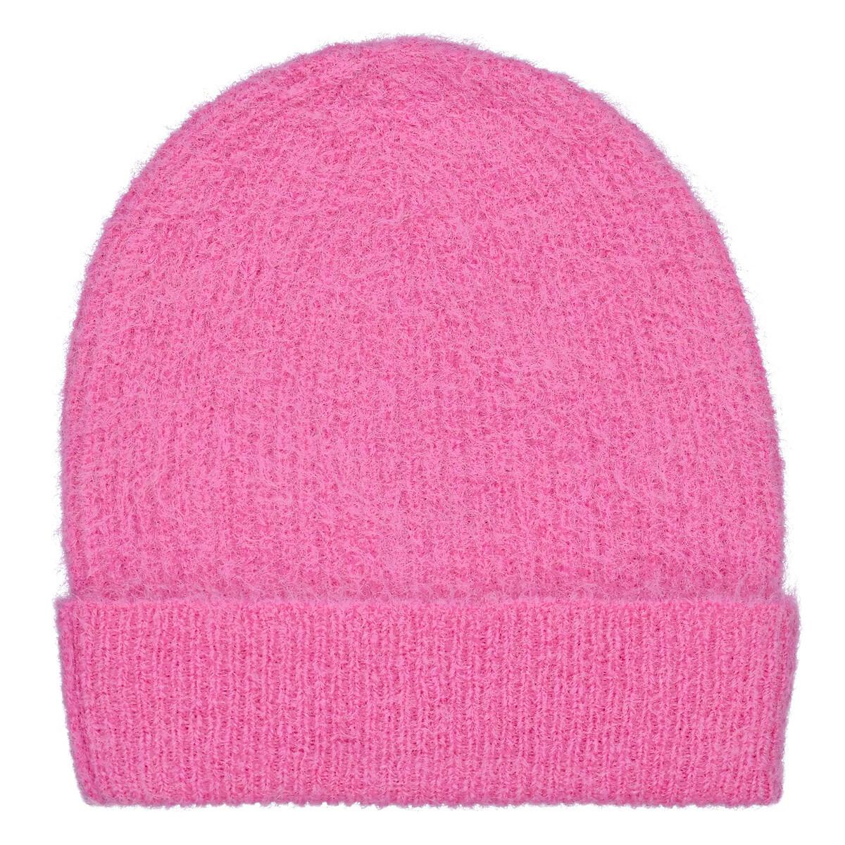 Image of Mütze Aus Wollmix Damen Rosa ONE SIZE