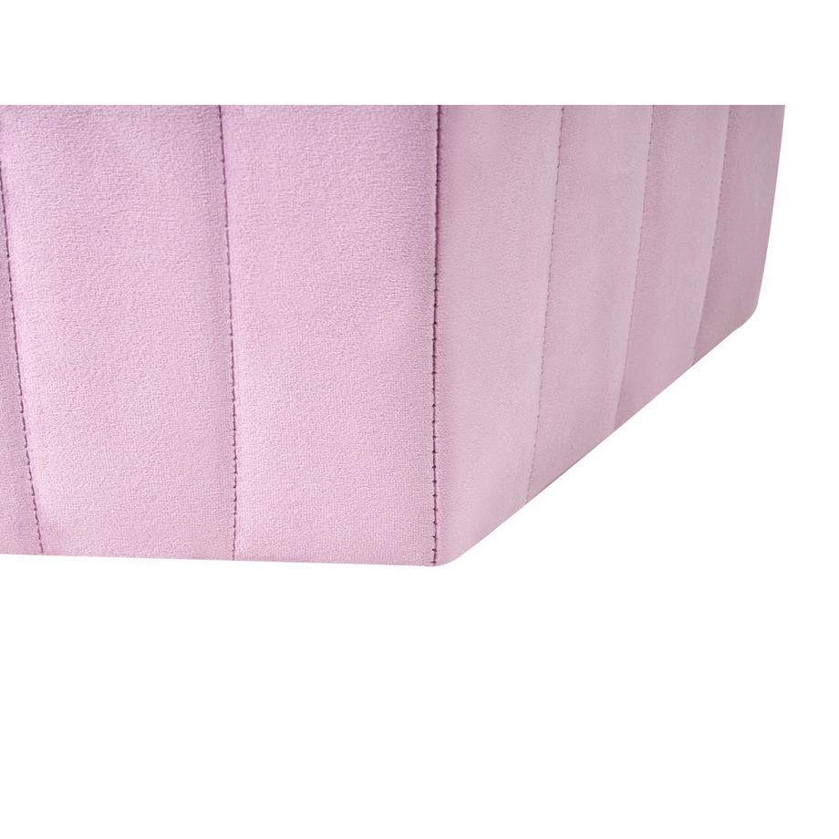 Beliani Pouf en Velours Glamour MURIETTA  