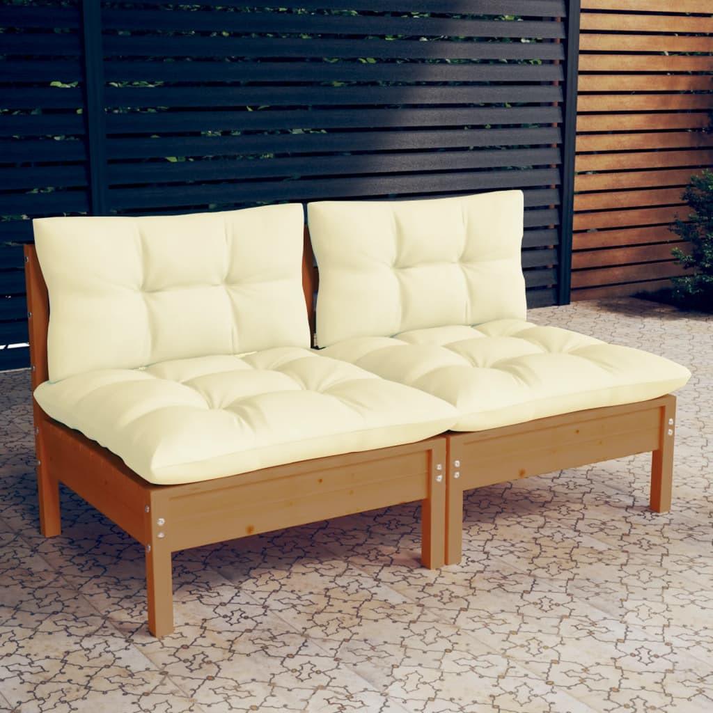 VidaXL 2-sitzer-gartensofa kiefernholz  