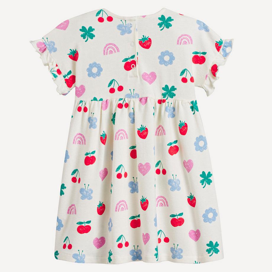 La Redoute Collections  Robe imprimée à manches courtes volantées 