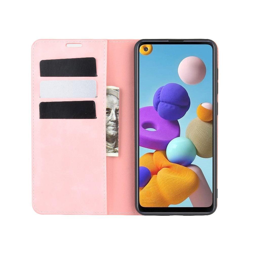 Cover-Discount  Galaxy A21s - Stand Flip Case Hülle 