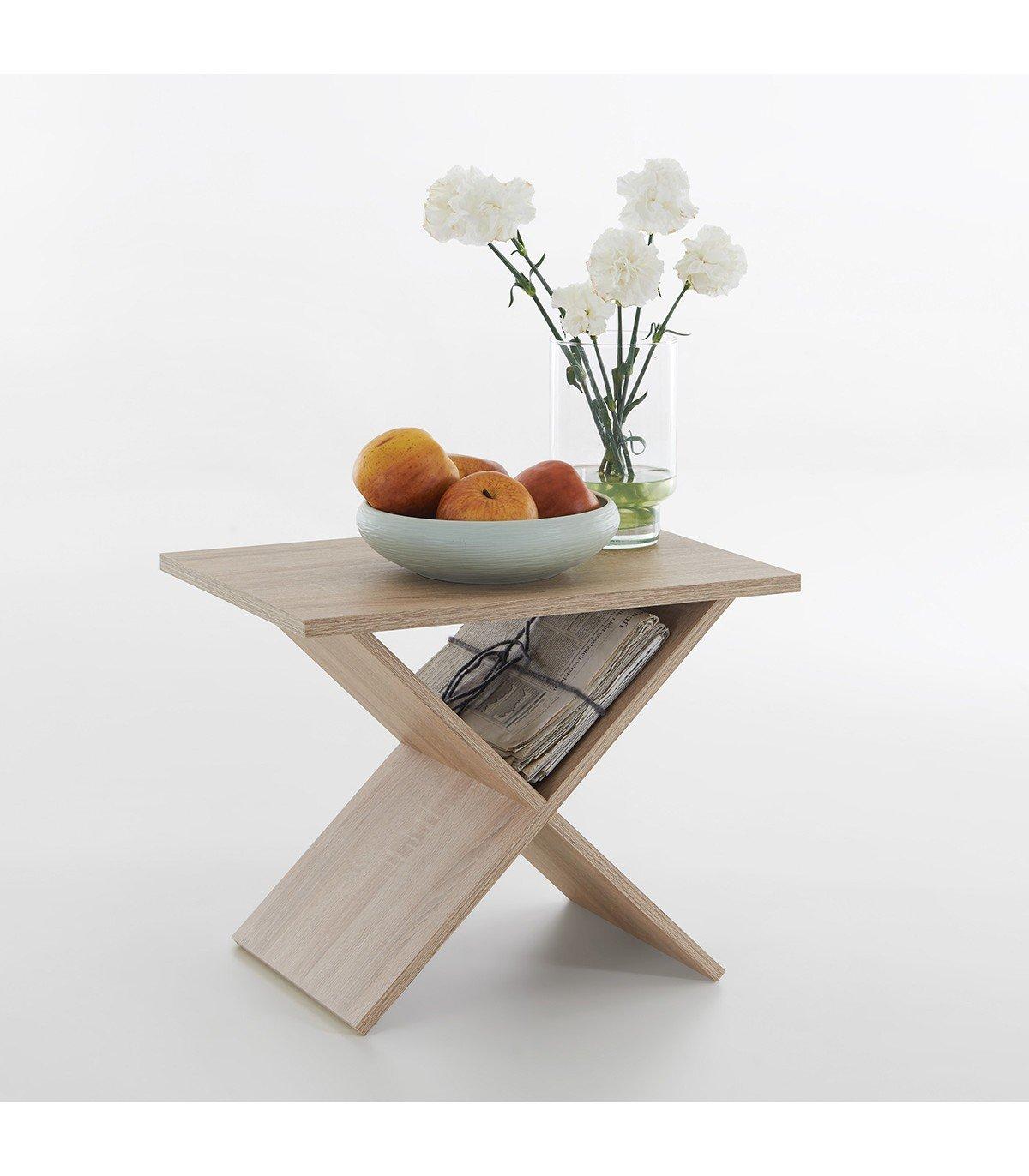 Calicosy Table Basse avec Étagère L54,5 cm - Phil  