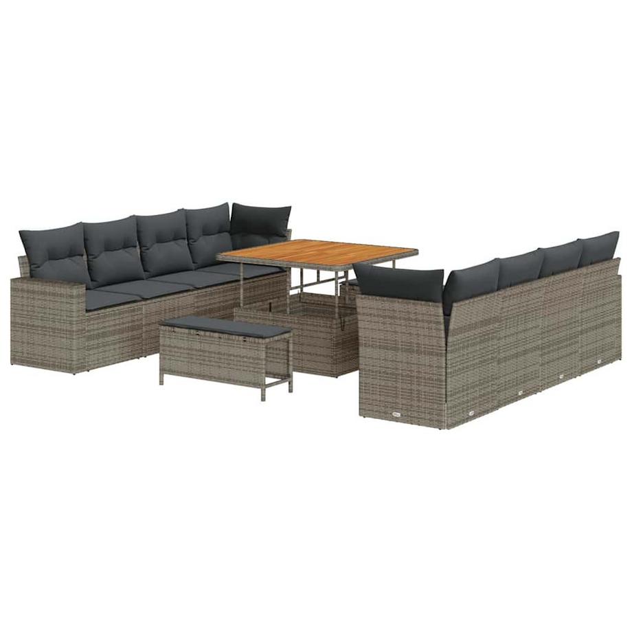VidaXL Garten-sofa poly-rattan  
