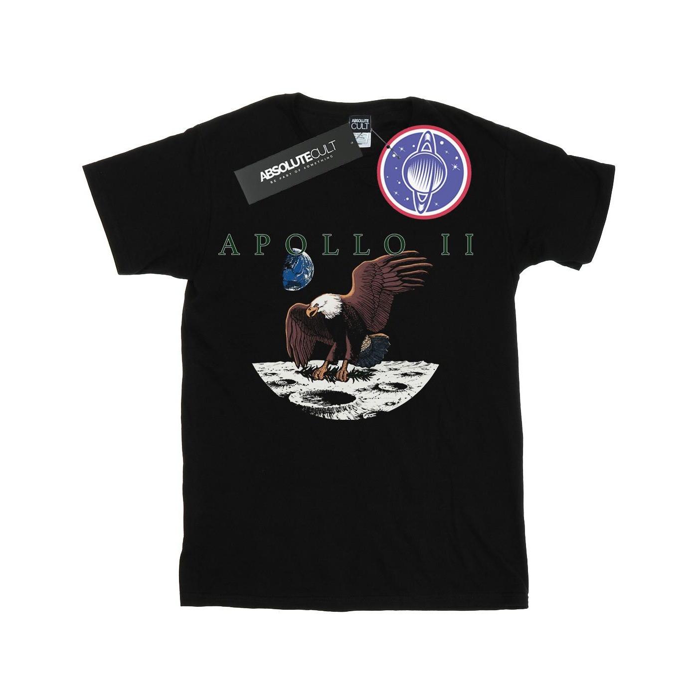 Image of Apollo 11 Vintage Tshirt Damen Schwarz 5XL