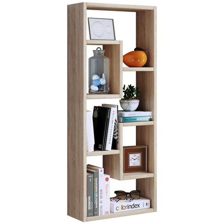 Holzregal hängend | platzsparendes Regal | Maße: H. 92 x B. 36 x T. 15 cm | Elegantes Regal hängend | Aufbewahrungsregal | Bücherregal | Wandboard -