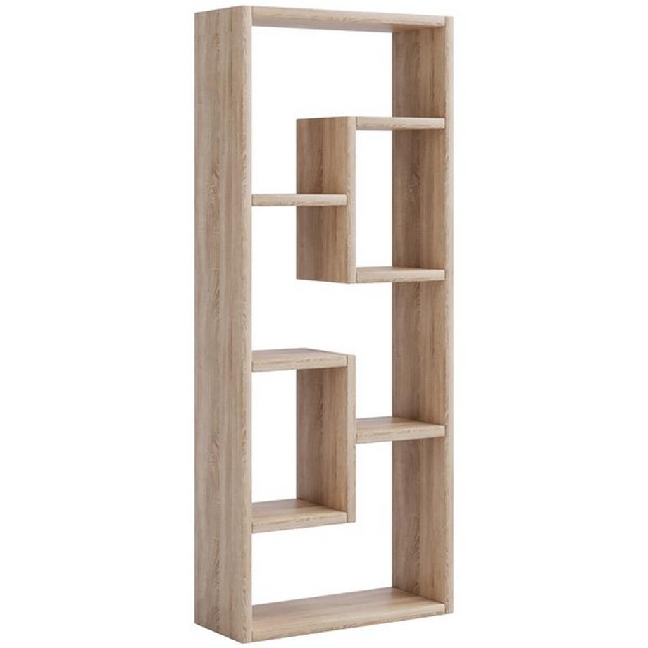 VCM Holzregal hängend | platzsparendes Regal | Maße: H. 92 x B. 36 x T. 15 cm | Elegantes Regal hängend | Aufbewahrungsregal | Bücherregal | Wandboard -  