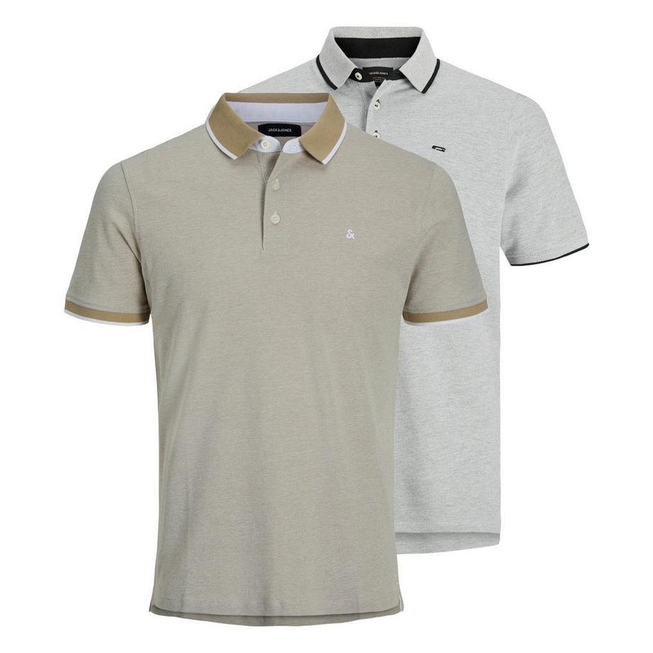 Poloshirt  2er Pack Bequem sitzend-JJEPAULOS POLO 2PK