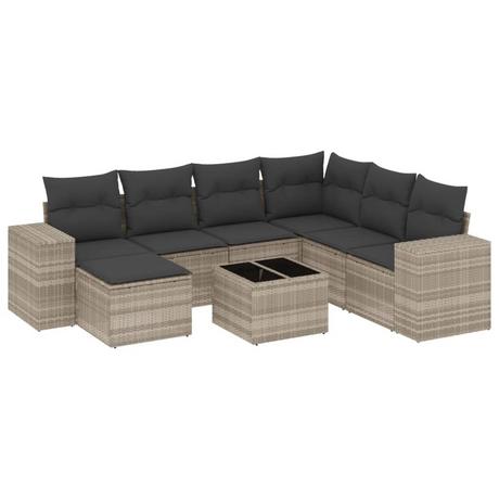 VidaXL Garten sofagarnitur poly-rattan  