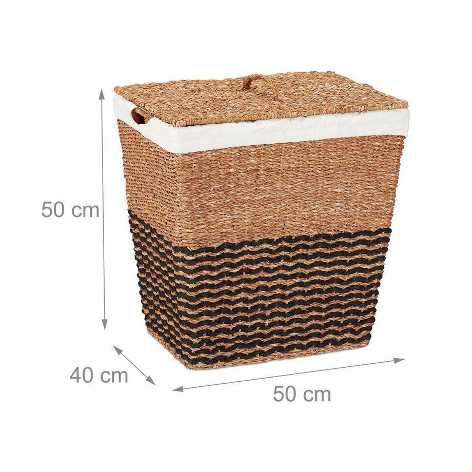 Northix Wäschekorb mit Deckel  