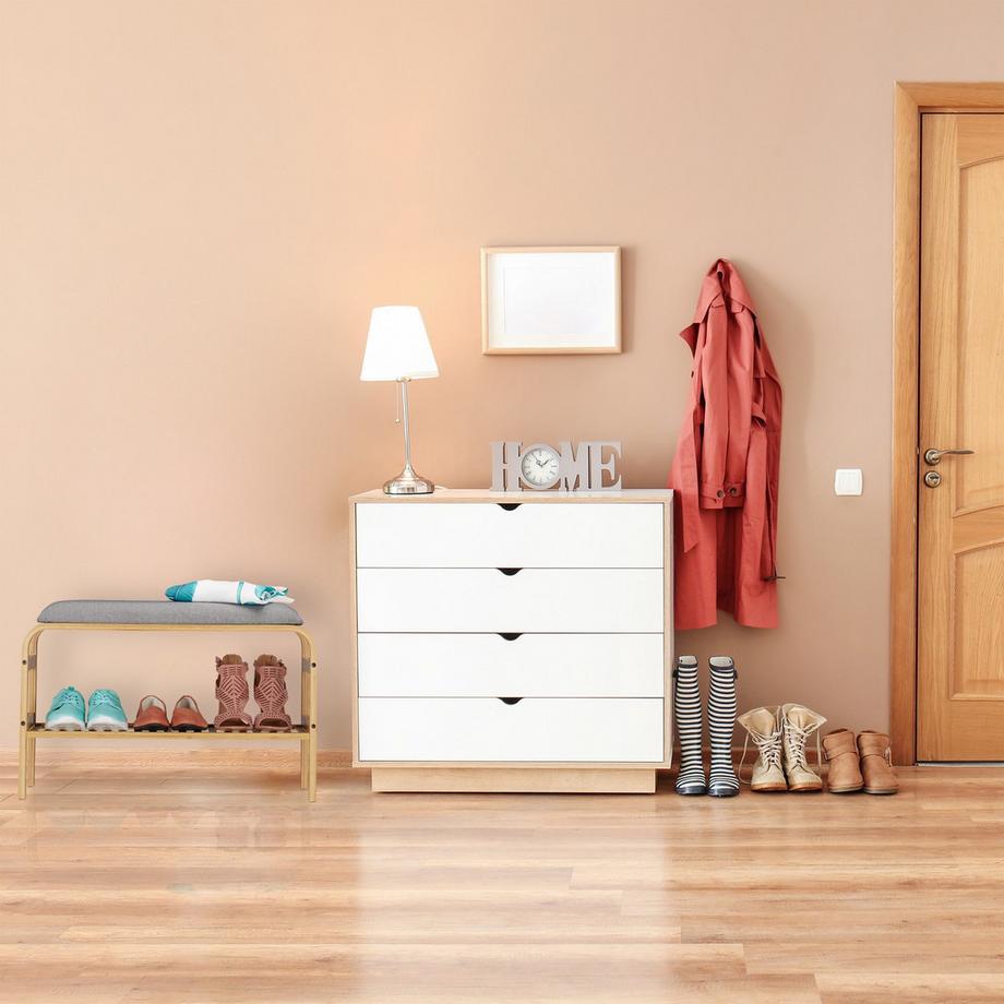 B2X Panca portascarpe con spazio per 3-6 paia di scarpe  