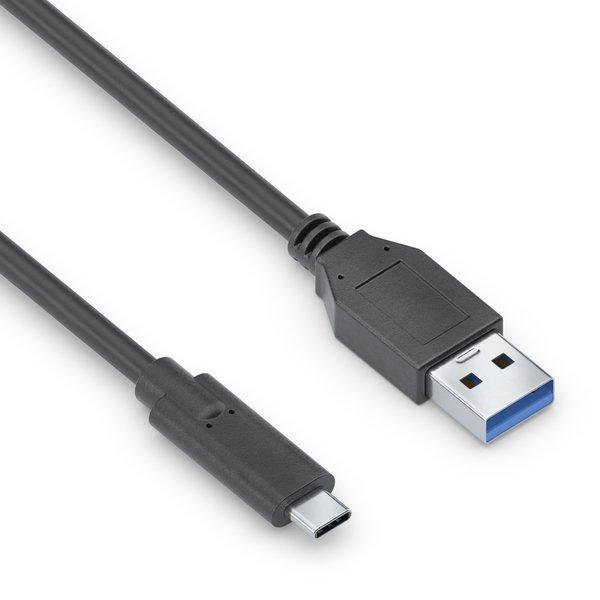 Image of IS2611-010 USB Kabel 1 m USB 3.2 Gen 2 (3.1 Gen 2) USB C USB A Schwarz