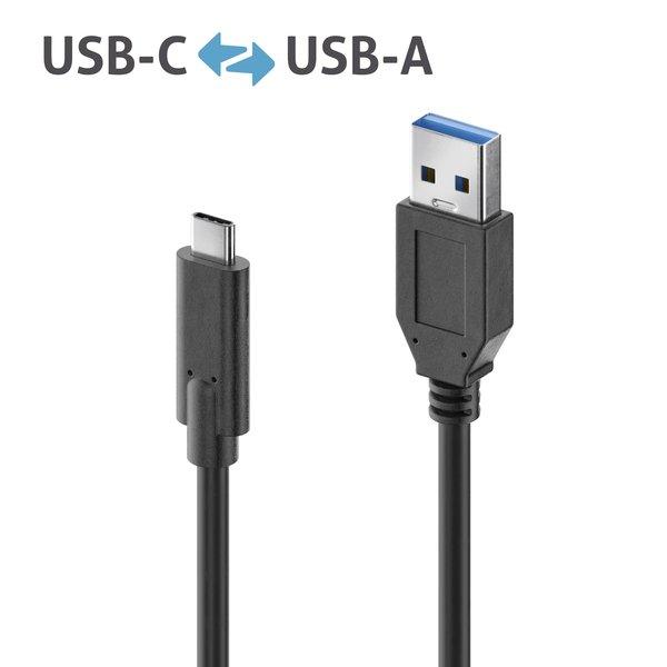 PureLink  IS2611-010 cavo USB 1 m USB 3.2 Gen 2 (3.1 Gen 2) USB C USB A Nero 