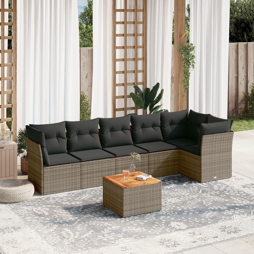 VidaXL Garten sofagarnitur poly-rattan  