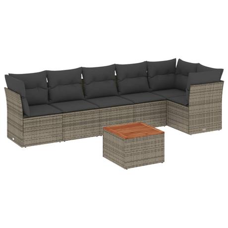 VidaXL Garten sofagarnitur poly-rattan  