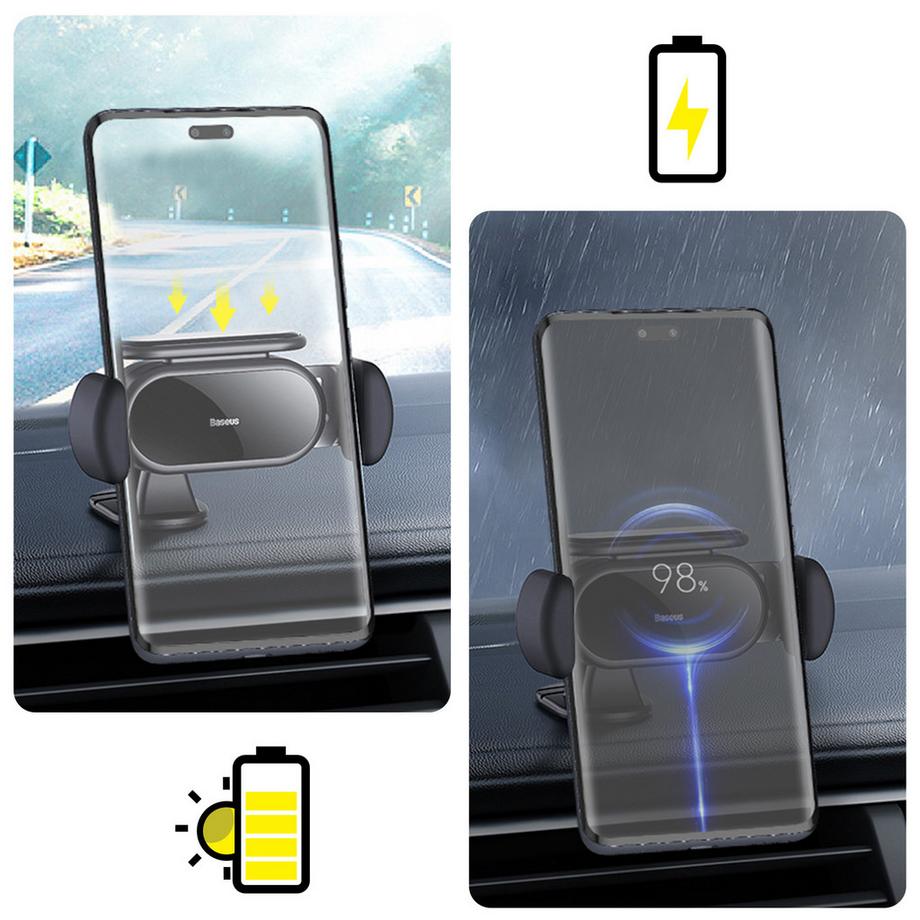 Baseus  Support Voiture Charge Solaire Baseus 