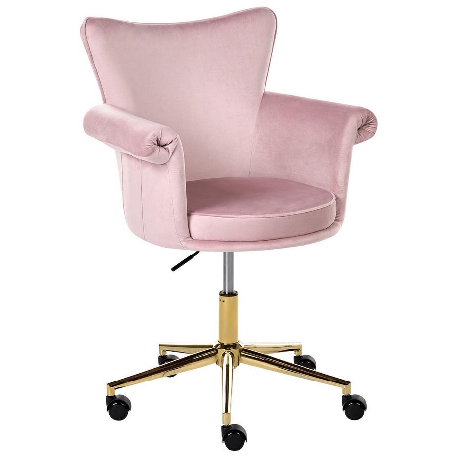 Chaise de bureau en Velours Glamour VELENCIA