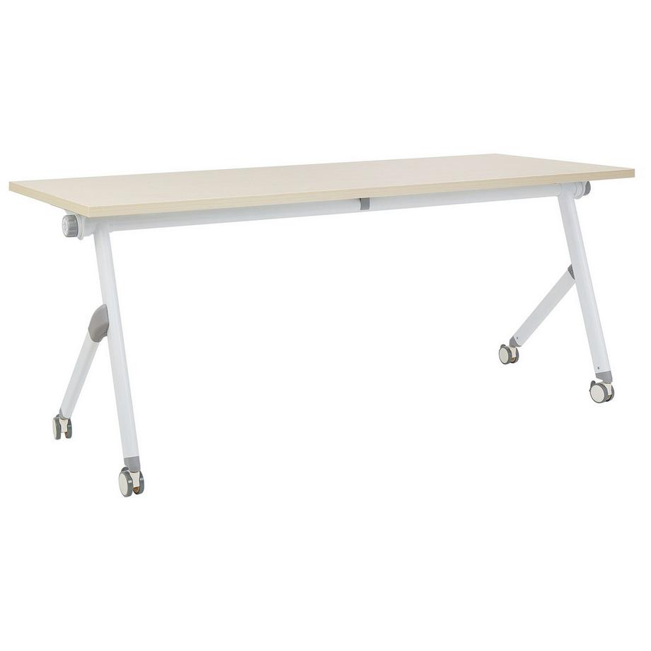 Beliani Zusammenklappbarer Schreibtisch aus Melaminbeschichtete Spanplatte (MFC)  BENDI  