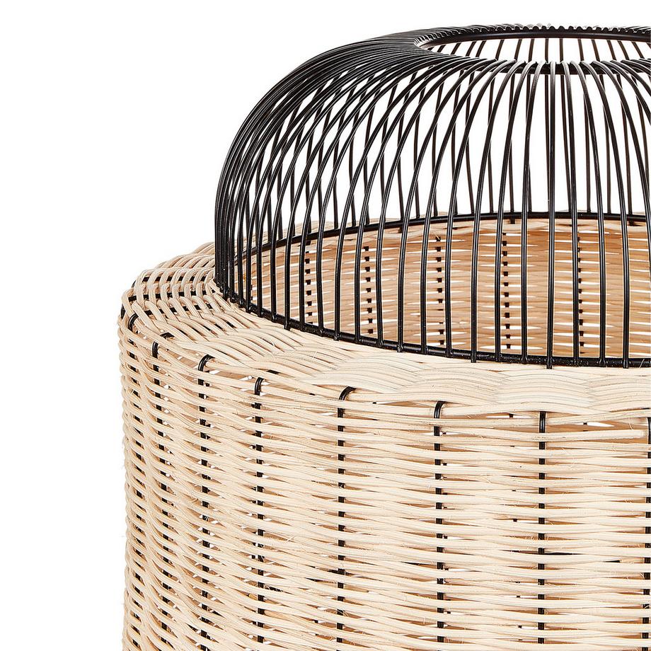 Beliani Lampada da tavolo en Rattan  TANGANYIKA  