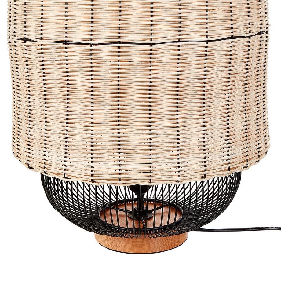 Beliani Lampada da tavolo en Rattan  TANGANYIKA  