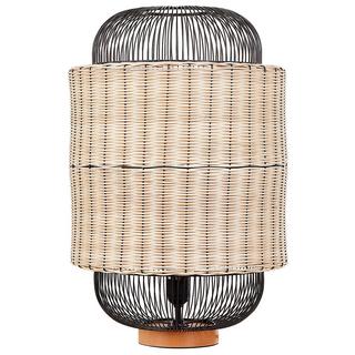 Beliani Lampe à poser en Rotin Boho TANGANYIKA  