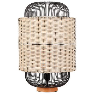 Tischleuchte aus Rattan Boho TANGANYIKA