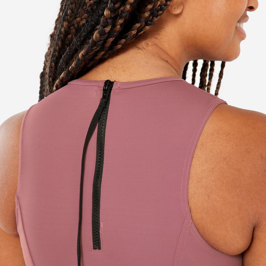 OLAIAN Top bikini bustier stampa  