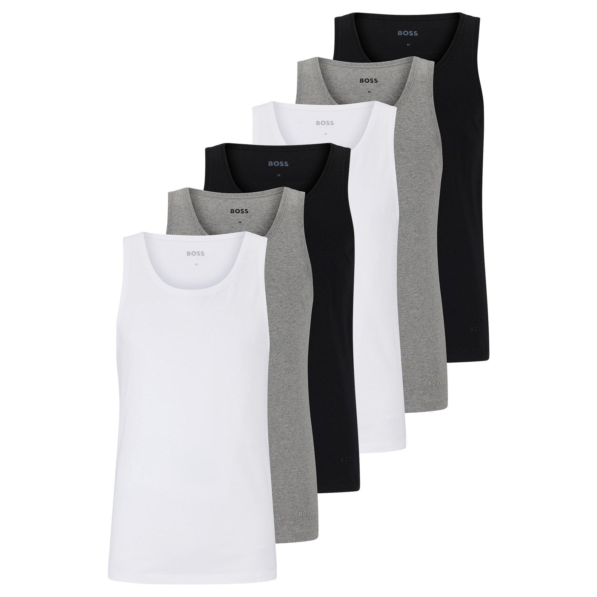 Image of Tank Top, 6er Pack - Unterhemd Herren Multicolor L