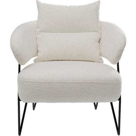 KARE Design Fauteuil Peppo blanc  