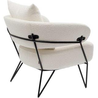 KARE Design Fauteuil Peppo blanc  